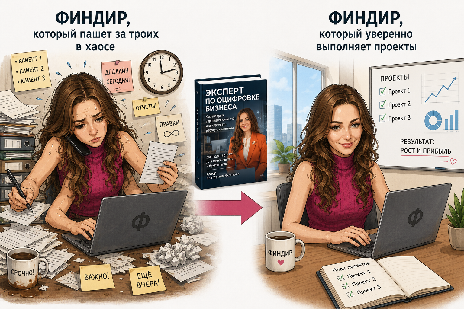 До и после — трансформация финансиста